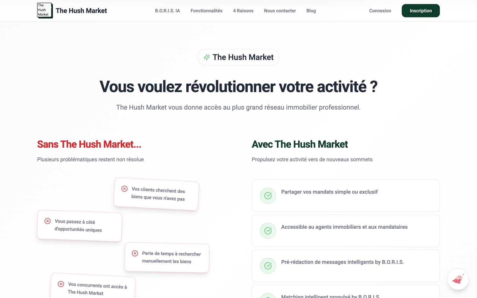 Sans / Avec The Hush Market